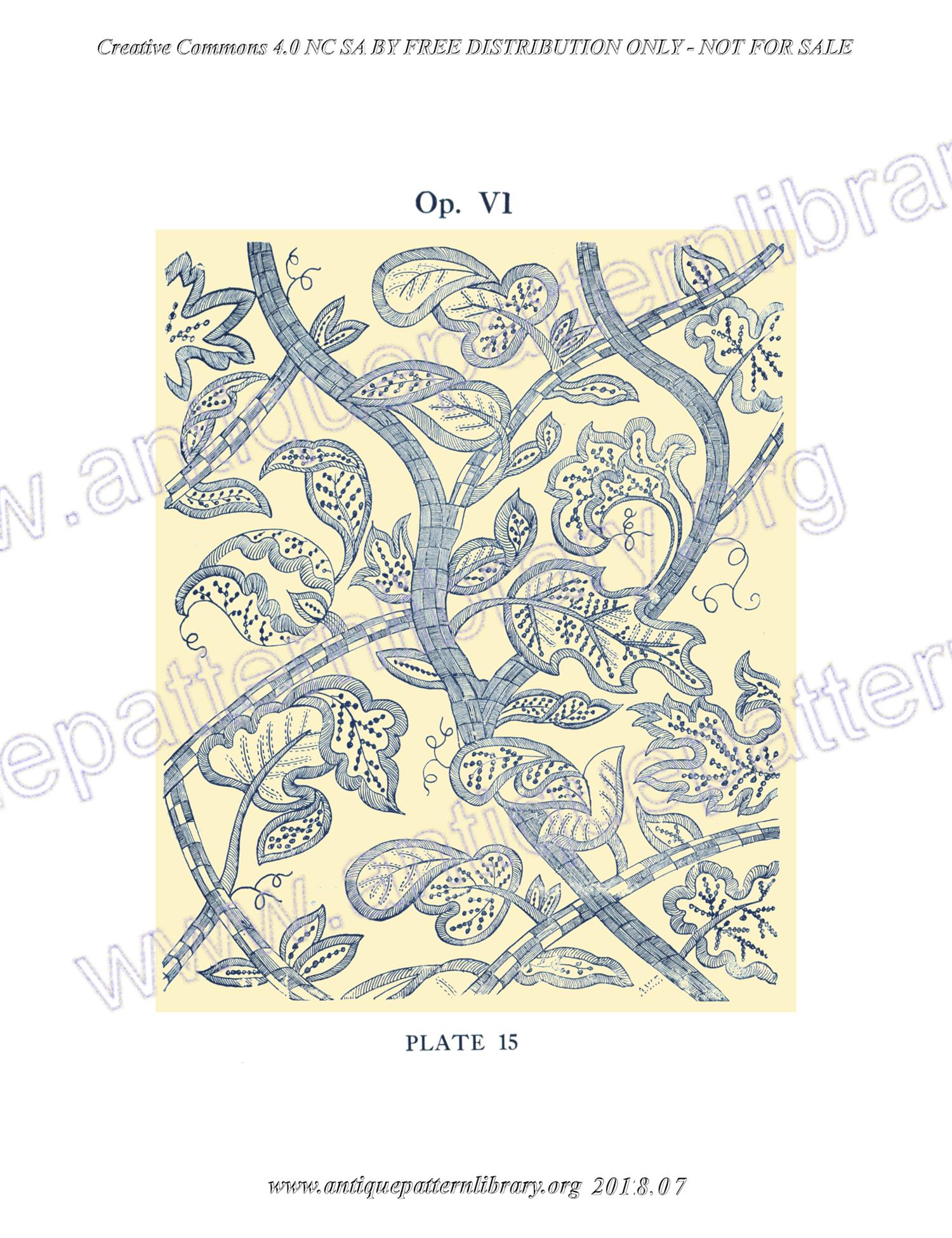 C-YS010 Jacobean Embroidery