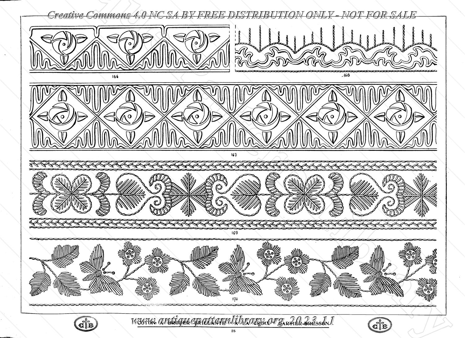 C-YS011 Entre-Deux et Festons Modernes et Classiques