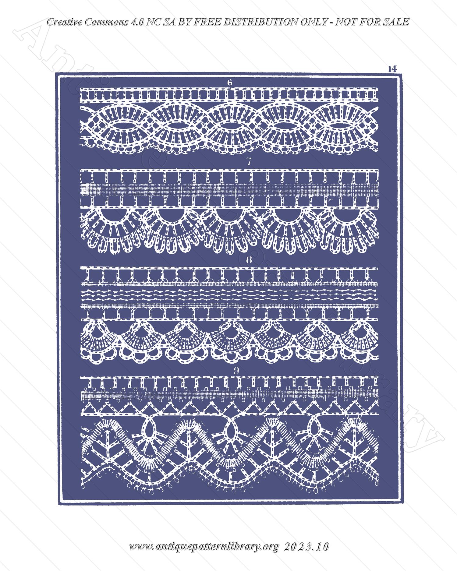 C-YS325 Manuel de Dessins pour Crochet