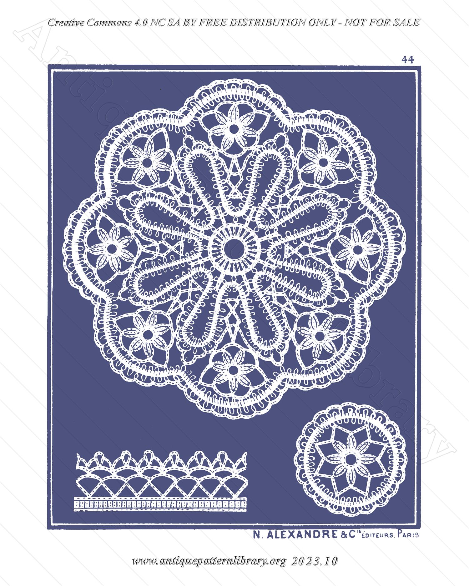 C-YS325 Manuel de Dessins pour Crochet