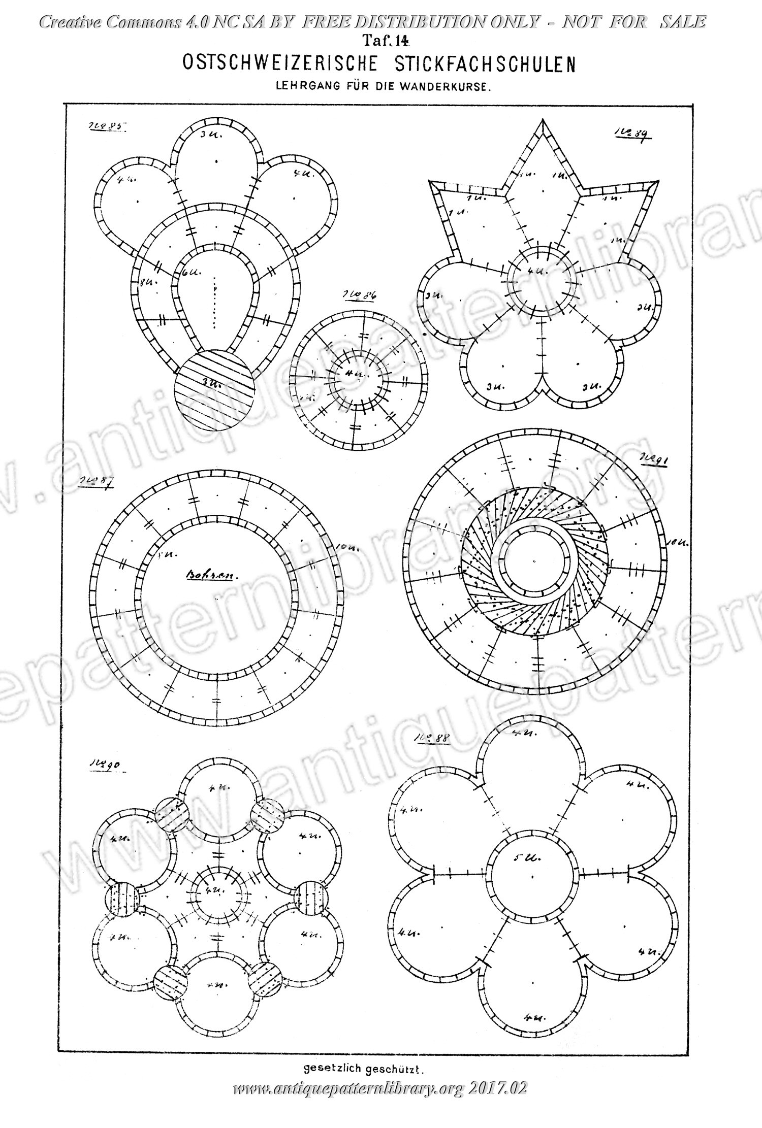 C-YS391 Sammlung von Effecten fur Maschinenstickerei