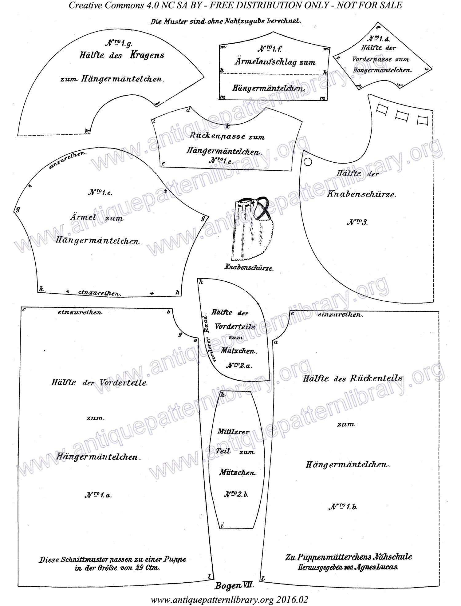 C-YS701 Puppenmutterchens Nahschule