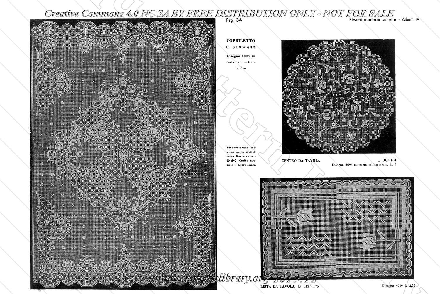 D-II005 Ricami Moderni su rete 4. Album