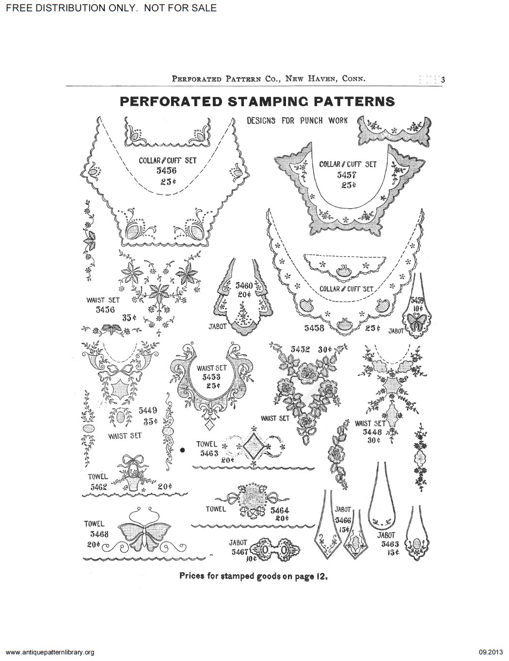 D-LP001 Perforated Stamping Patterns