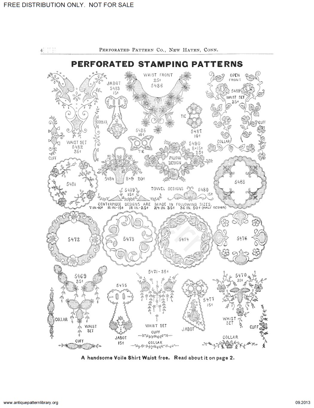 D-LP001 Perforated Stamping Patterns