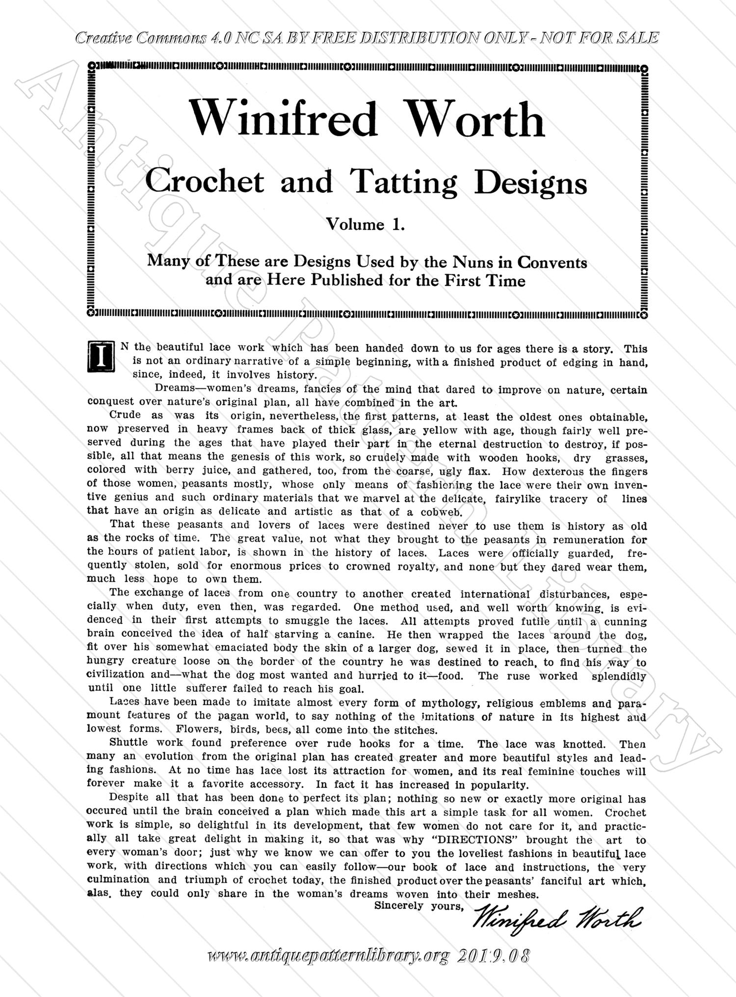 D-ME001 Crochet and Tatting Designs with Instructions