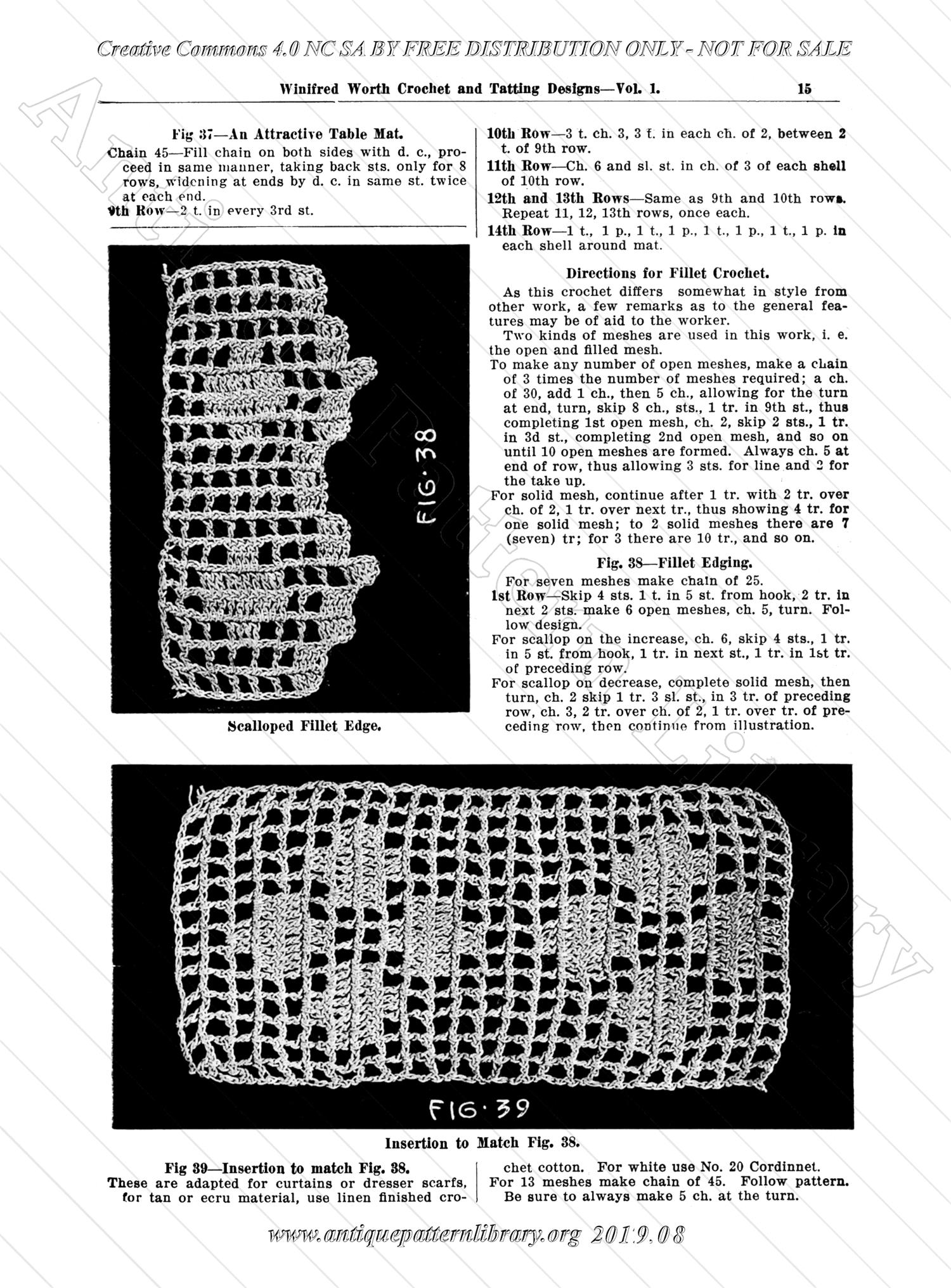 D-ME001 Crochet and Tatting Designs with Instructions