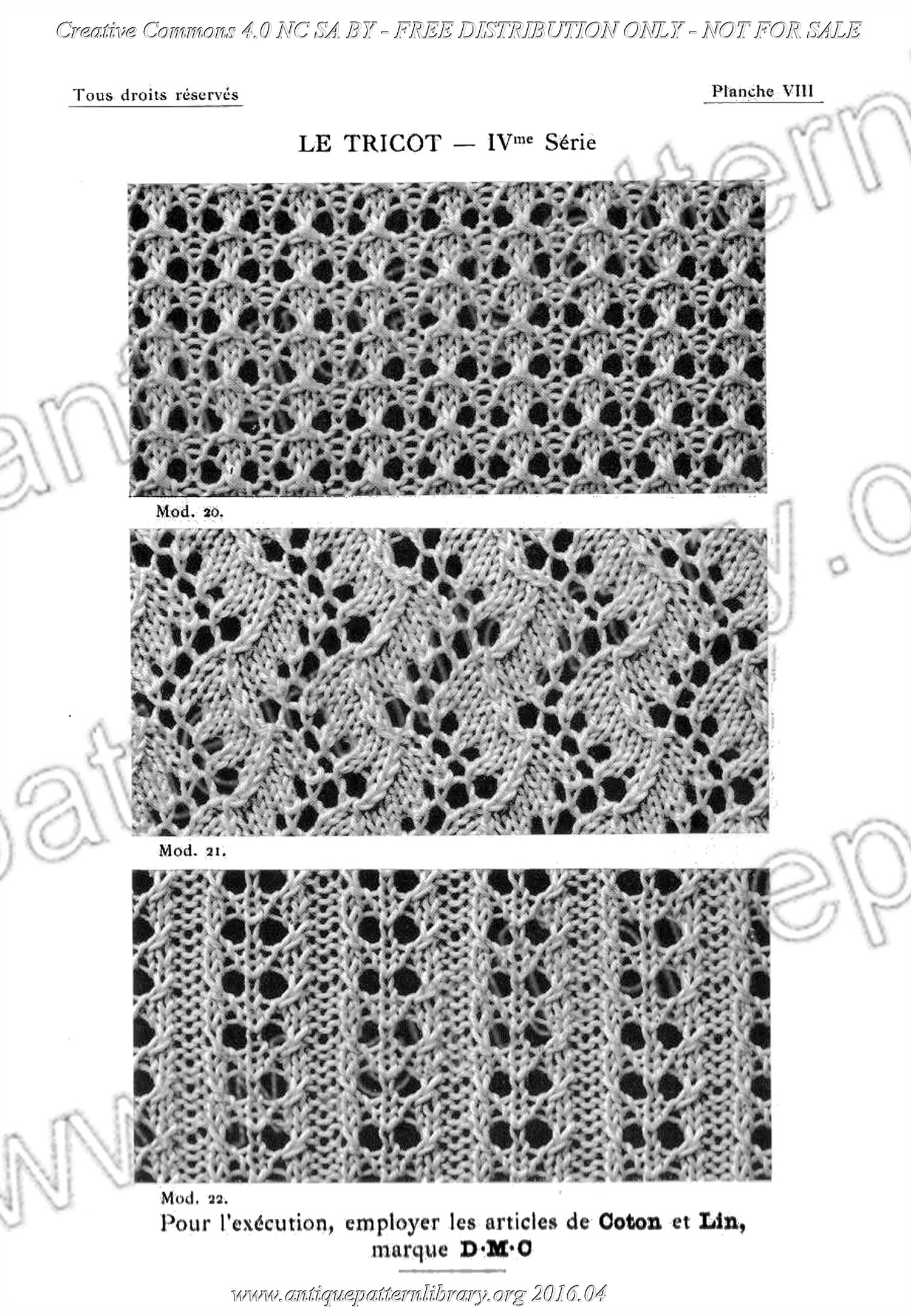 D-PR001 Le Tricot