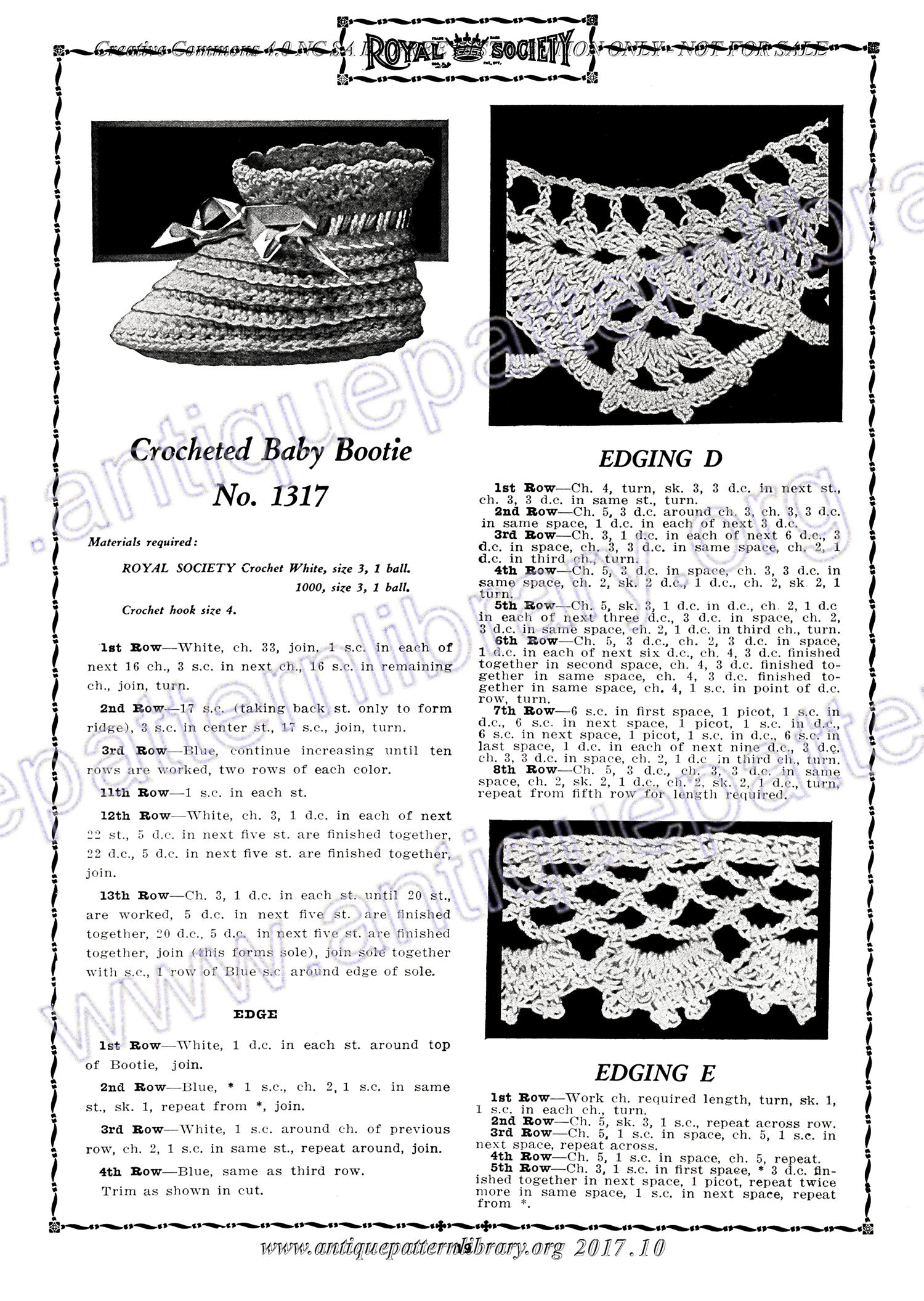 D-SW011 Royal Society Crochet No. 14 Knitting