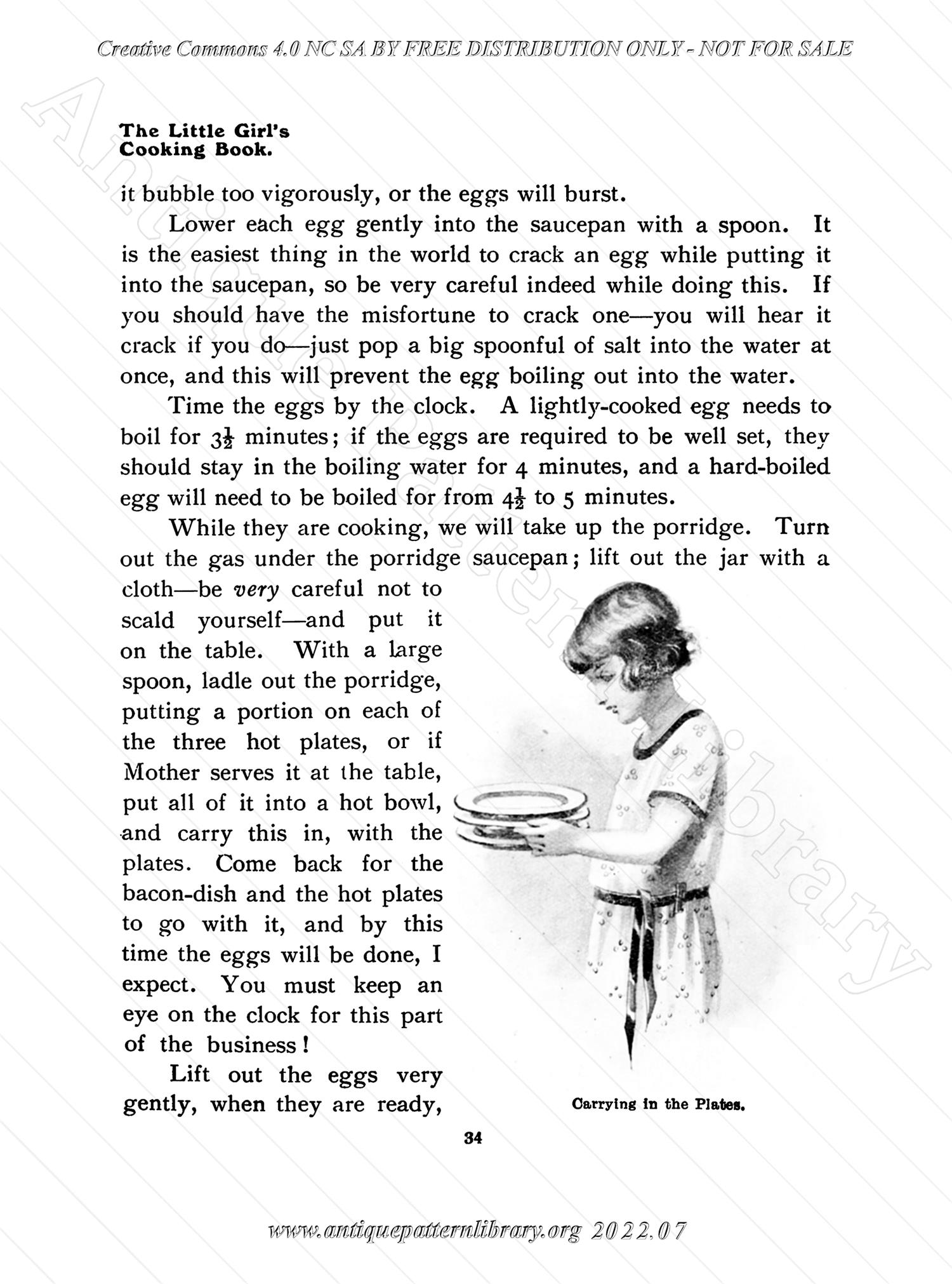 D-YS069 The Little Girl's Cooking Book