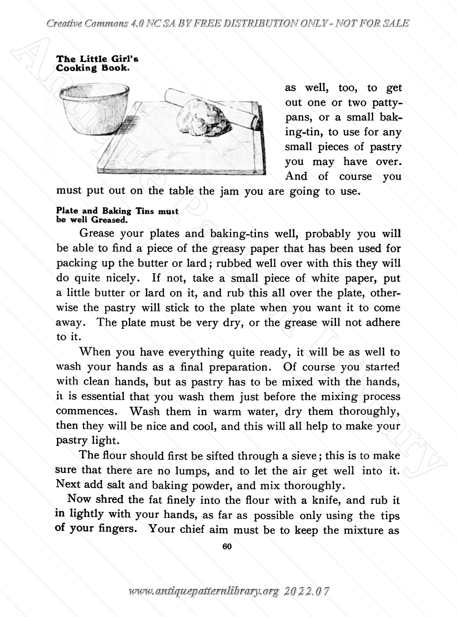 D-YS069 The Little Girl's Cooking Book