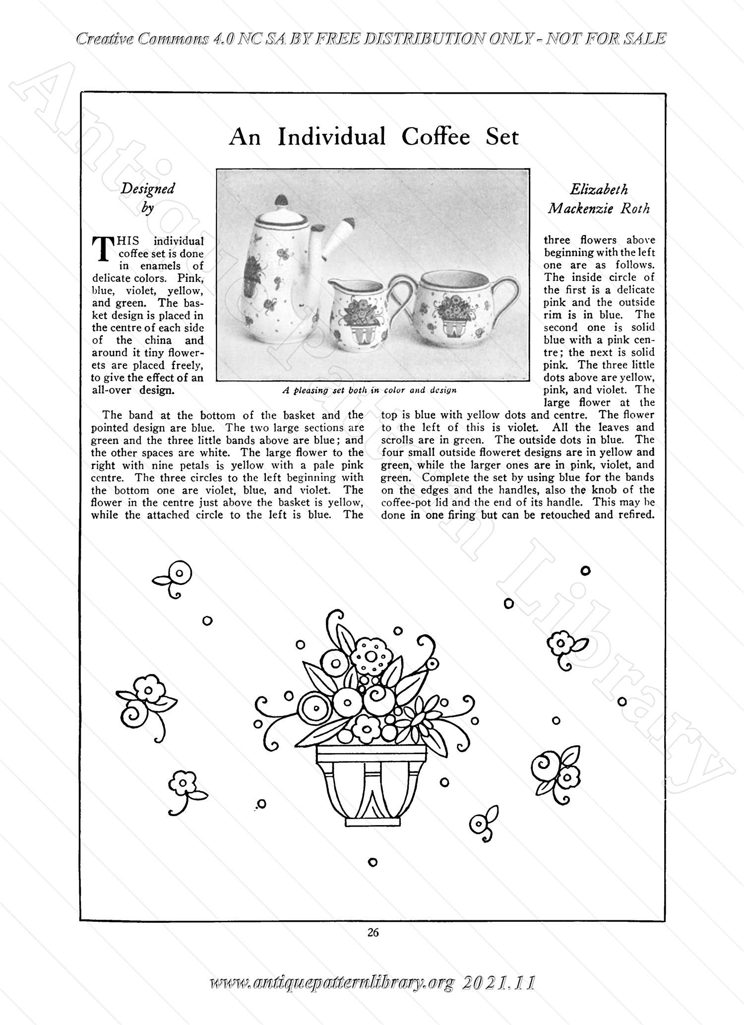 E-CL004 The Priscilla China Painting Book