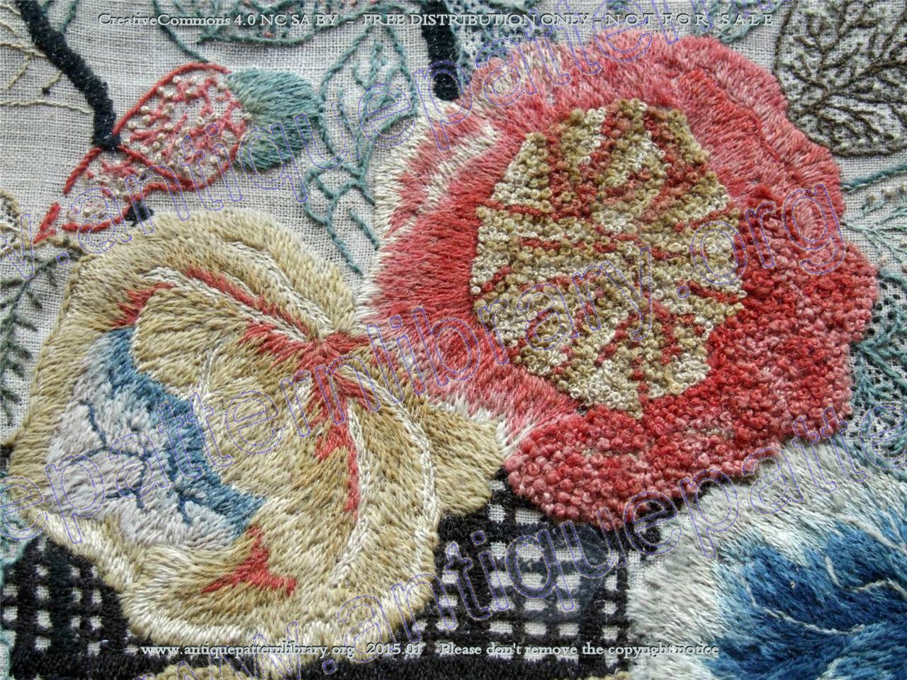 E-EE004 17th century English Crewelwork