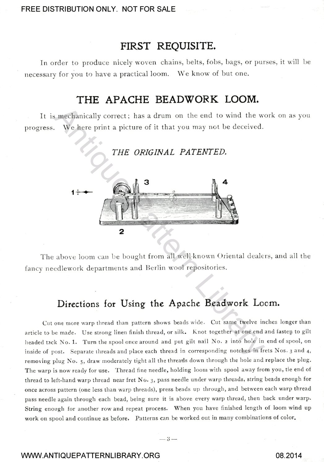 E-LY001 Apache Beadwork