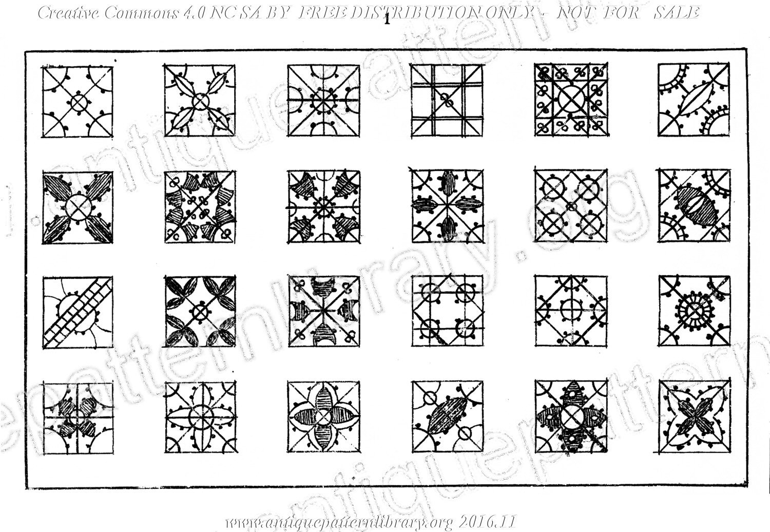 E-WM028 Disegni di Trafori - Punto in Aria