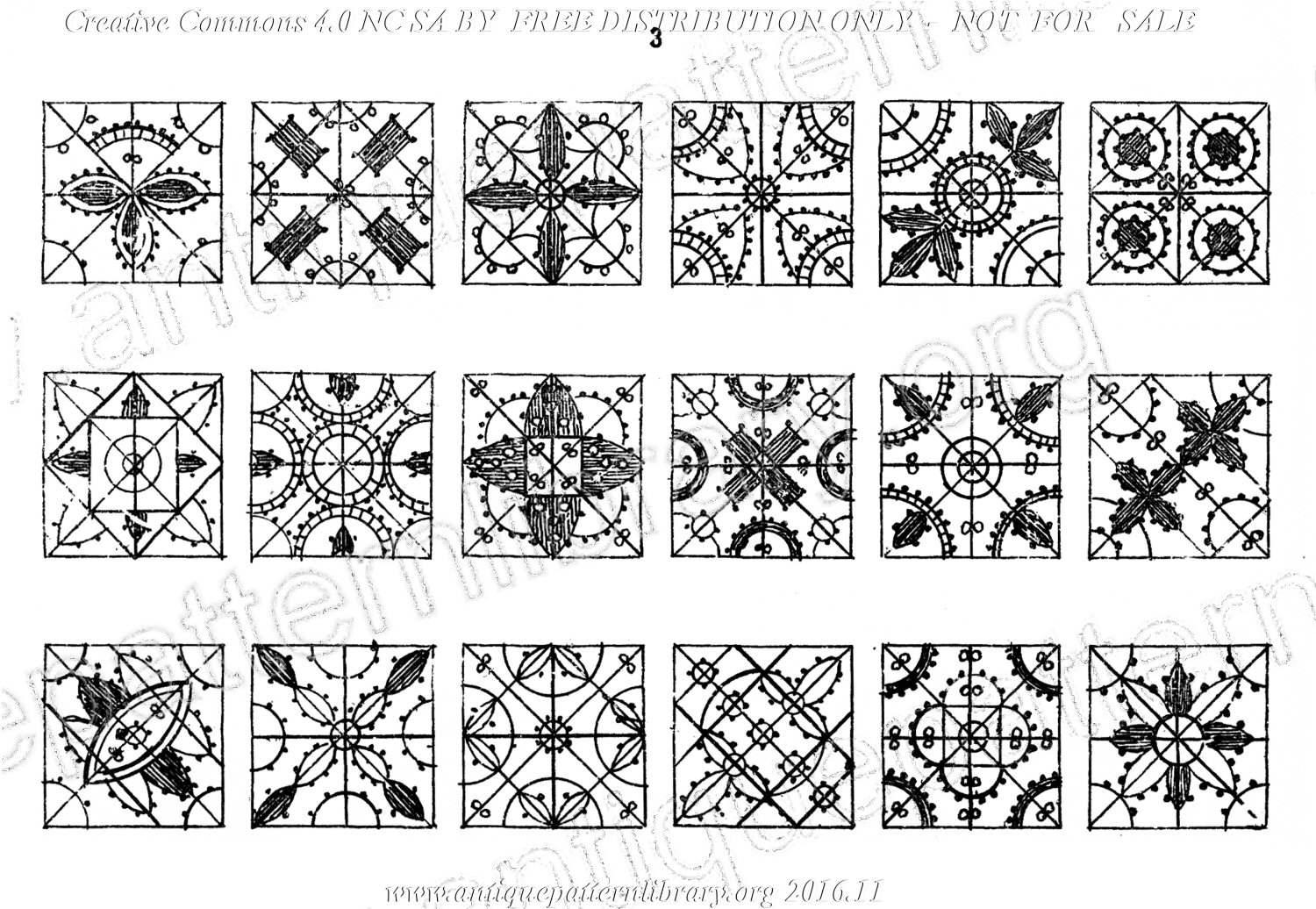 E-WM028 Disegni di Trafori - Punto in Aria