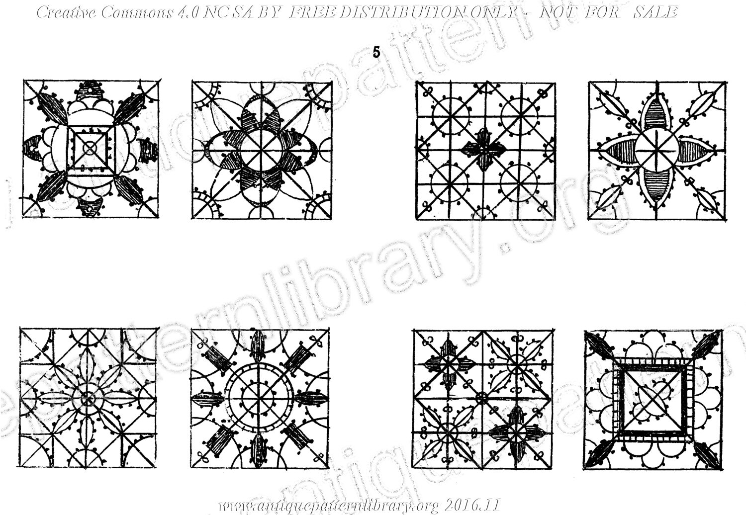 E-WM028 Disegni di Trafori - Punto in Aria