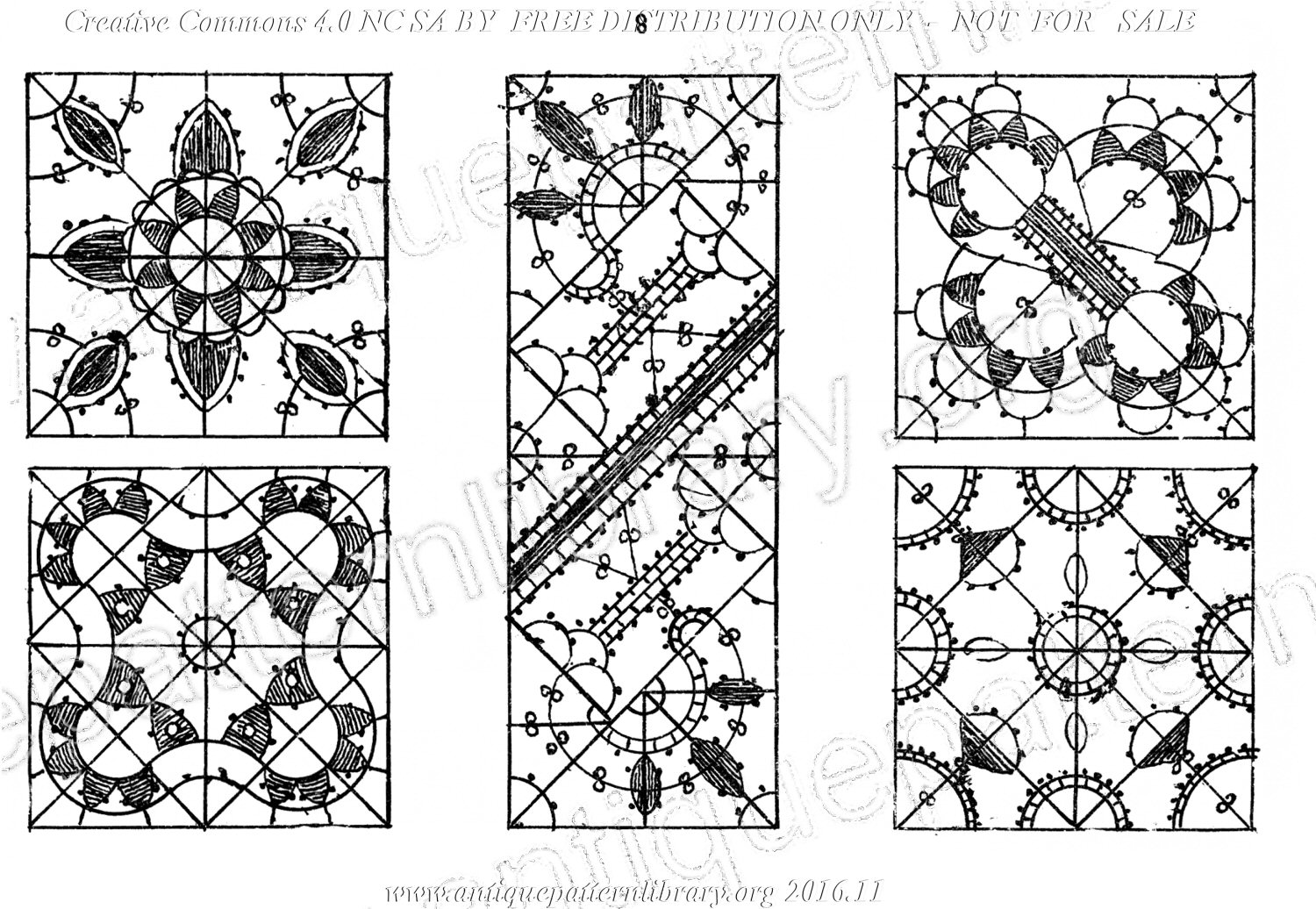 E-WM028 Disegni di Trafori - Punto in Aria