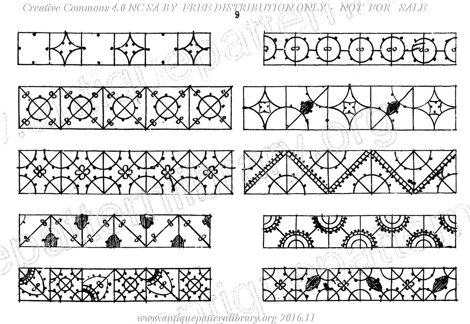 E-WM028 Disegni di Trafori - Punto in Aria