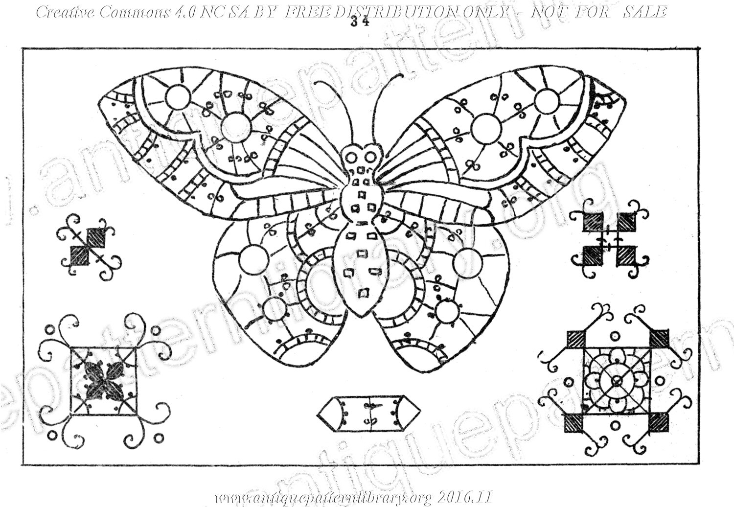 E-WM028 Disegni di Trafori - Punto in Aria