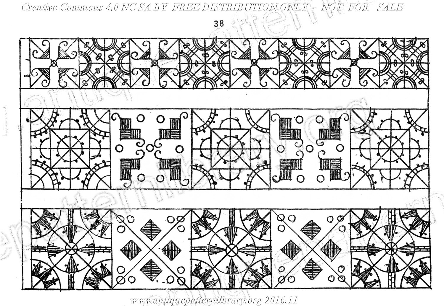 E-WM028 Disegni di Trafori - Punto in Aria