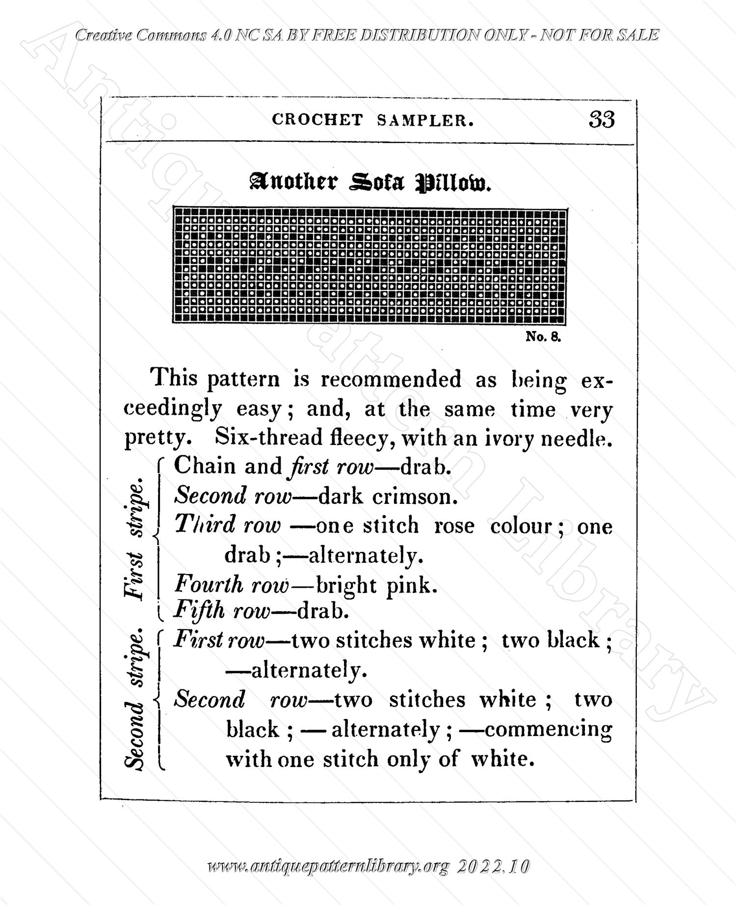 E-WM115 My Crochet Sampler