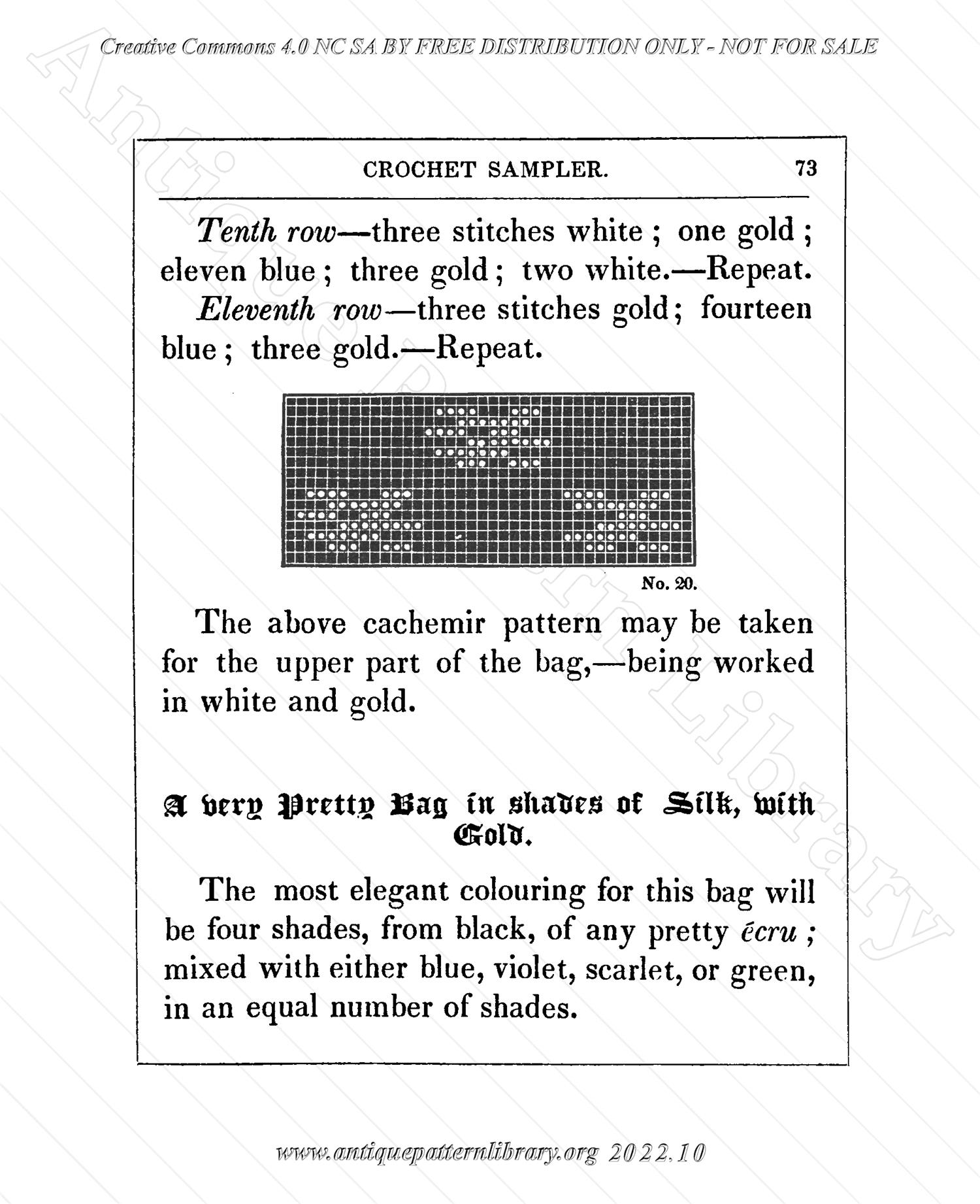 E-WM115 My Crochet Sampler