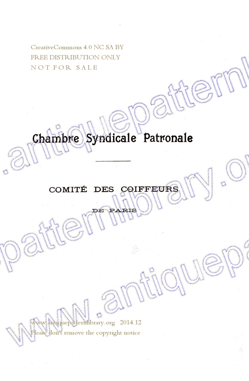 E-YS008 Catalogue Illustre des Coiffures