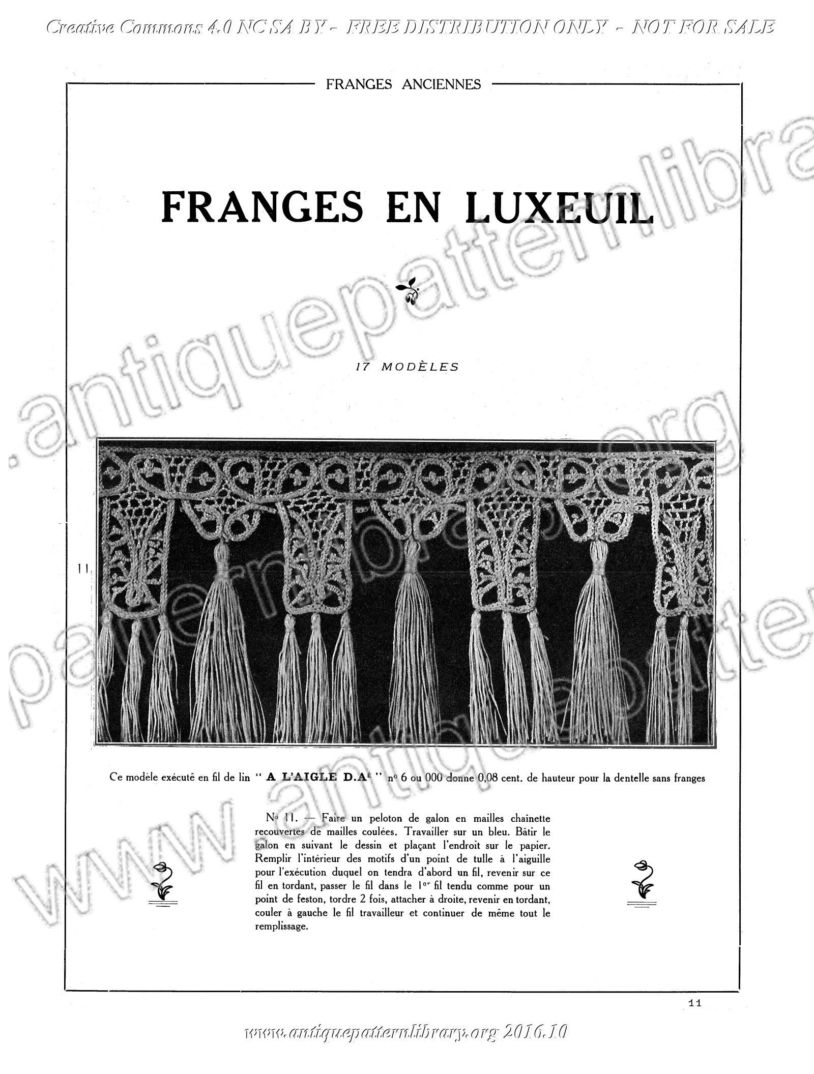 F-II001 Franges Anciennes