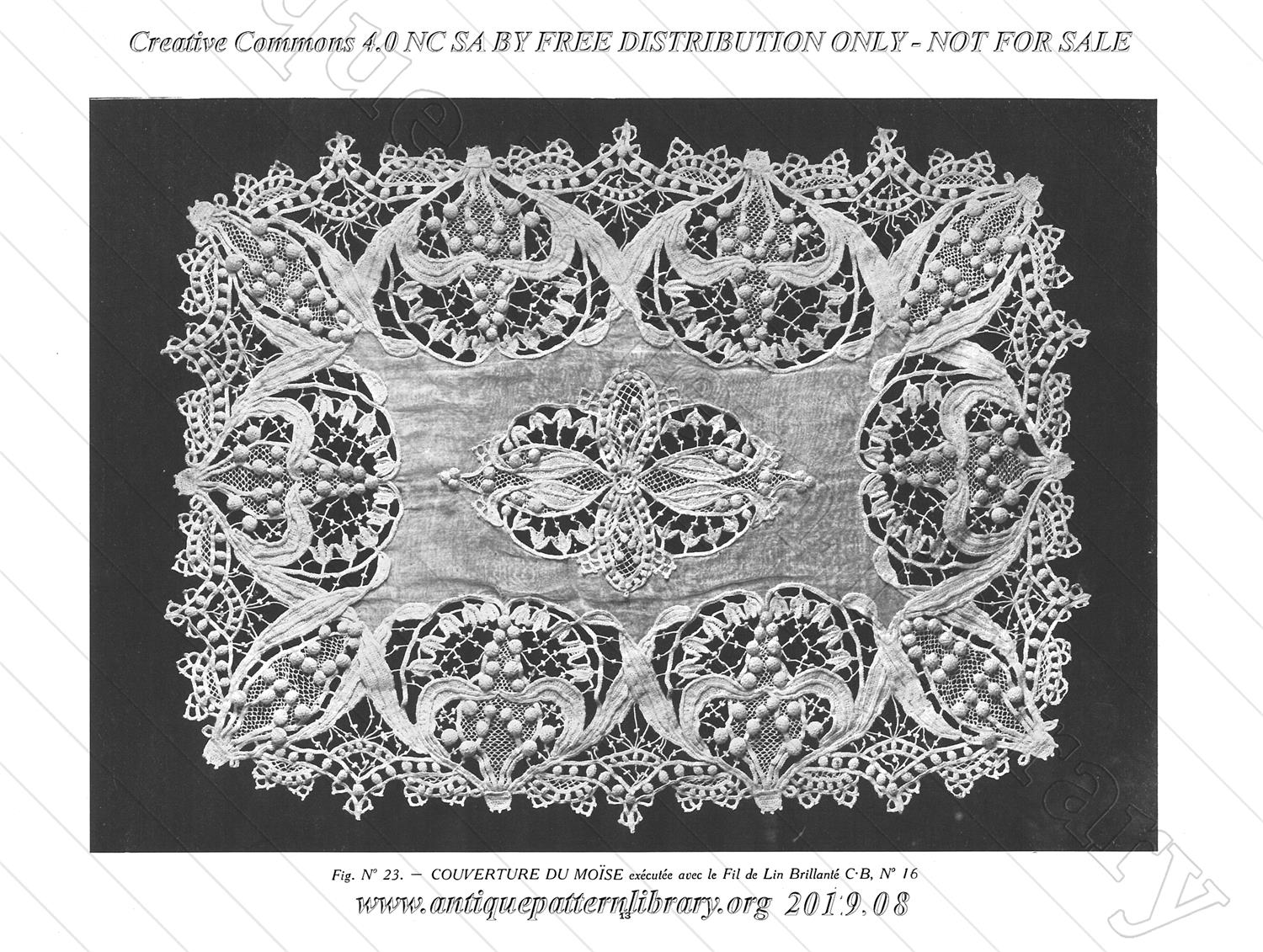 F-II004 Le Venise au Crochet - Objets de Layette