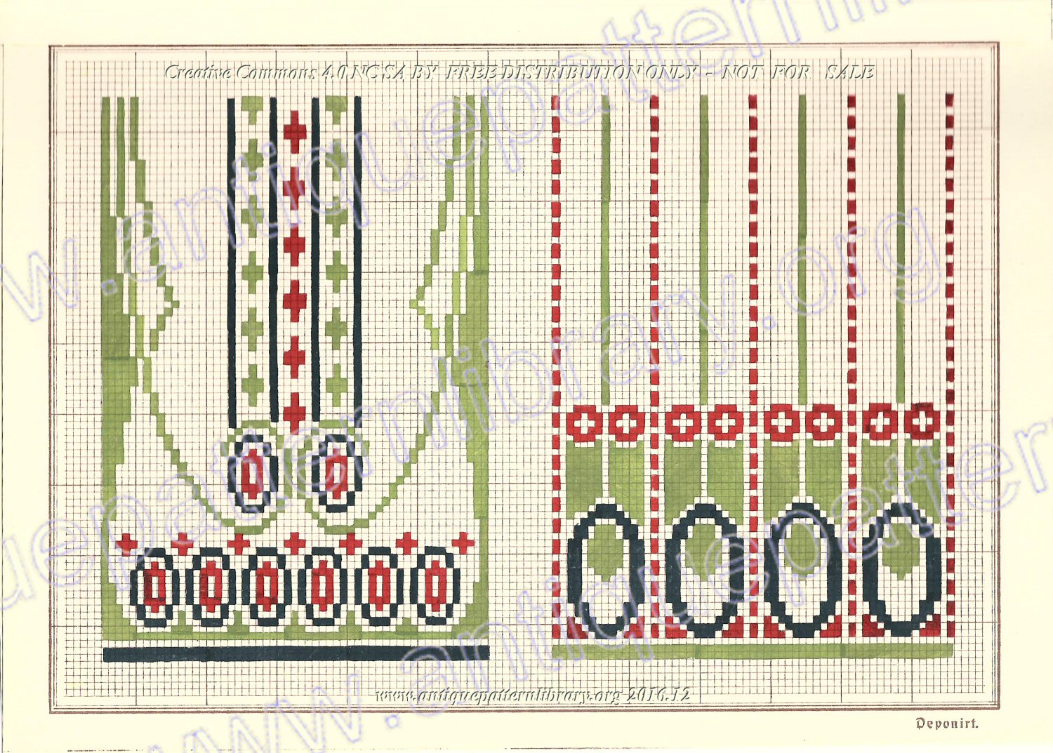 F-IS009 Moderne Stickvorlagen, Dessins de broderies modernes