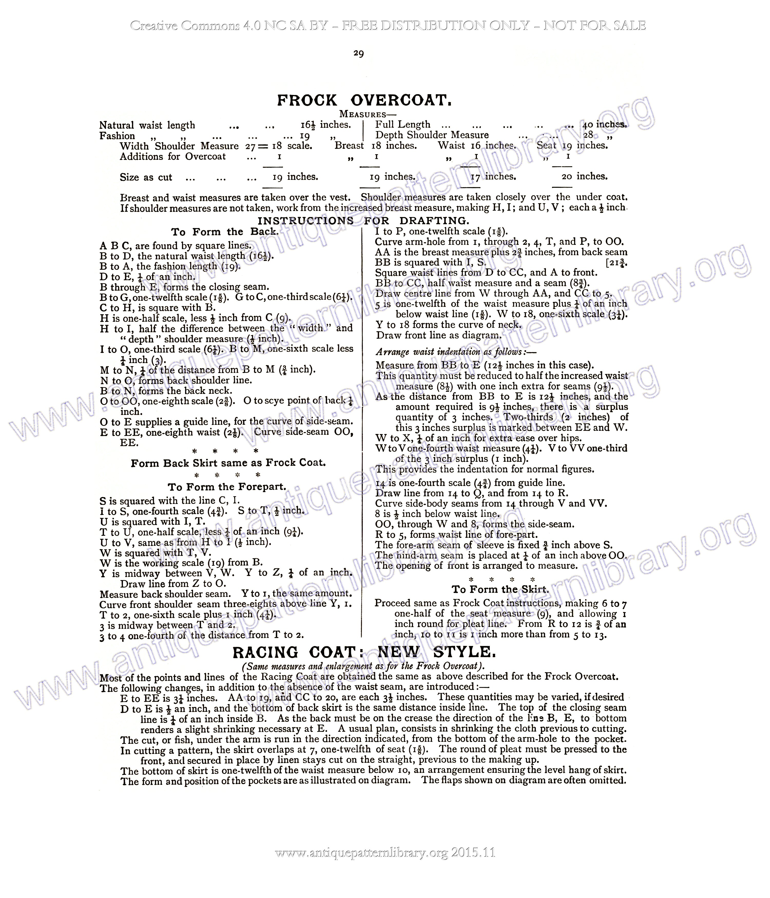 F-PK001 The Sectional System of Gentlemen's Garment Cutting