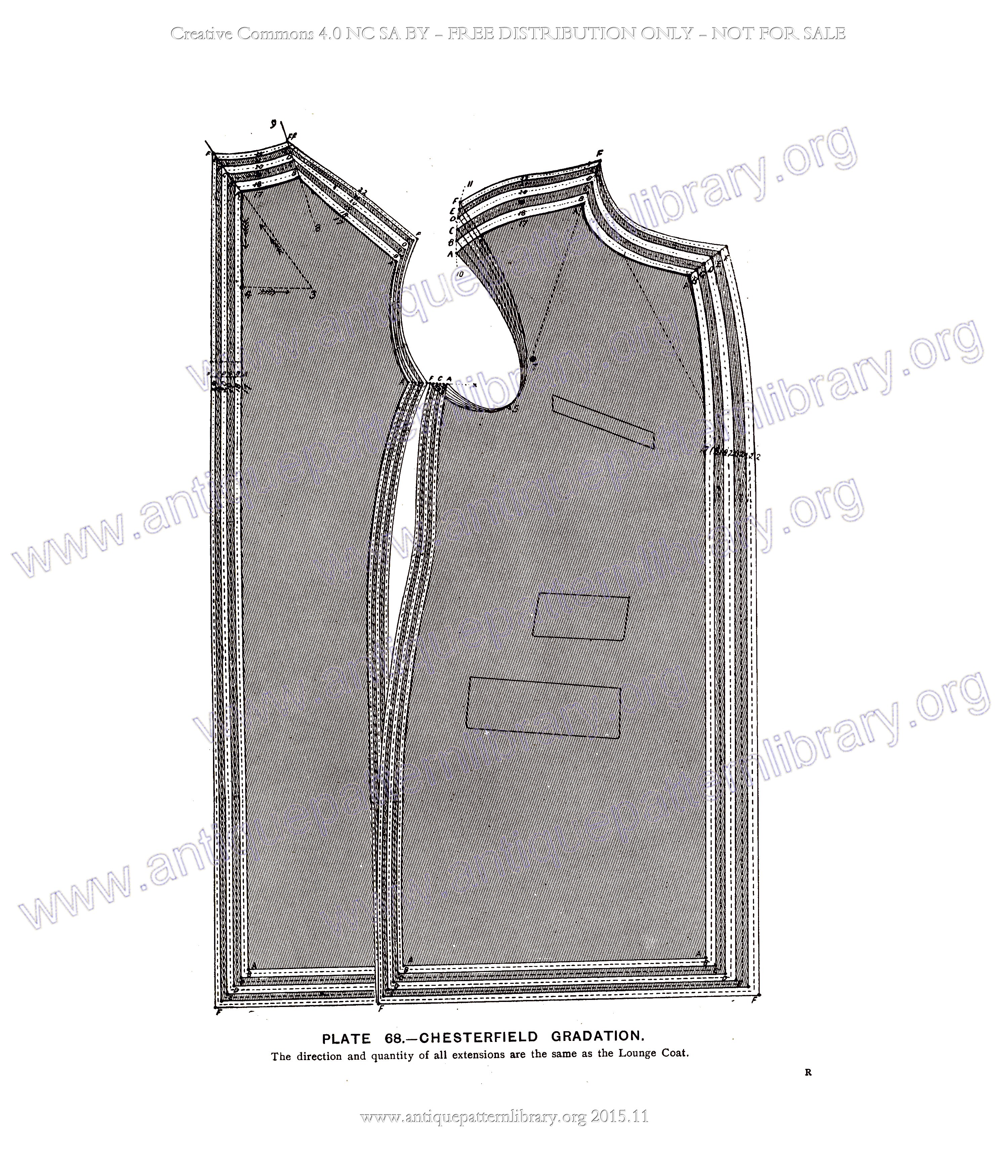 F-PK001 The Sectional System of Gentlemen's Garment Cutting