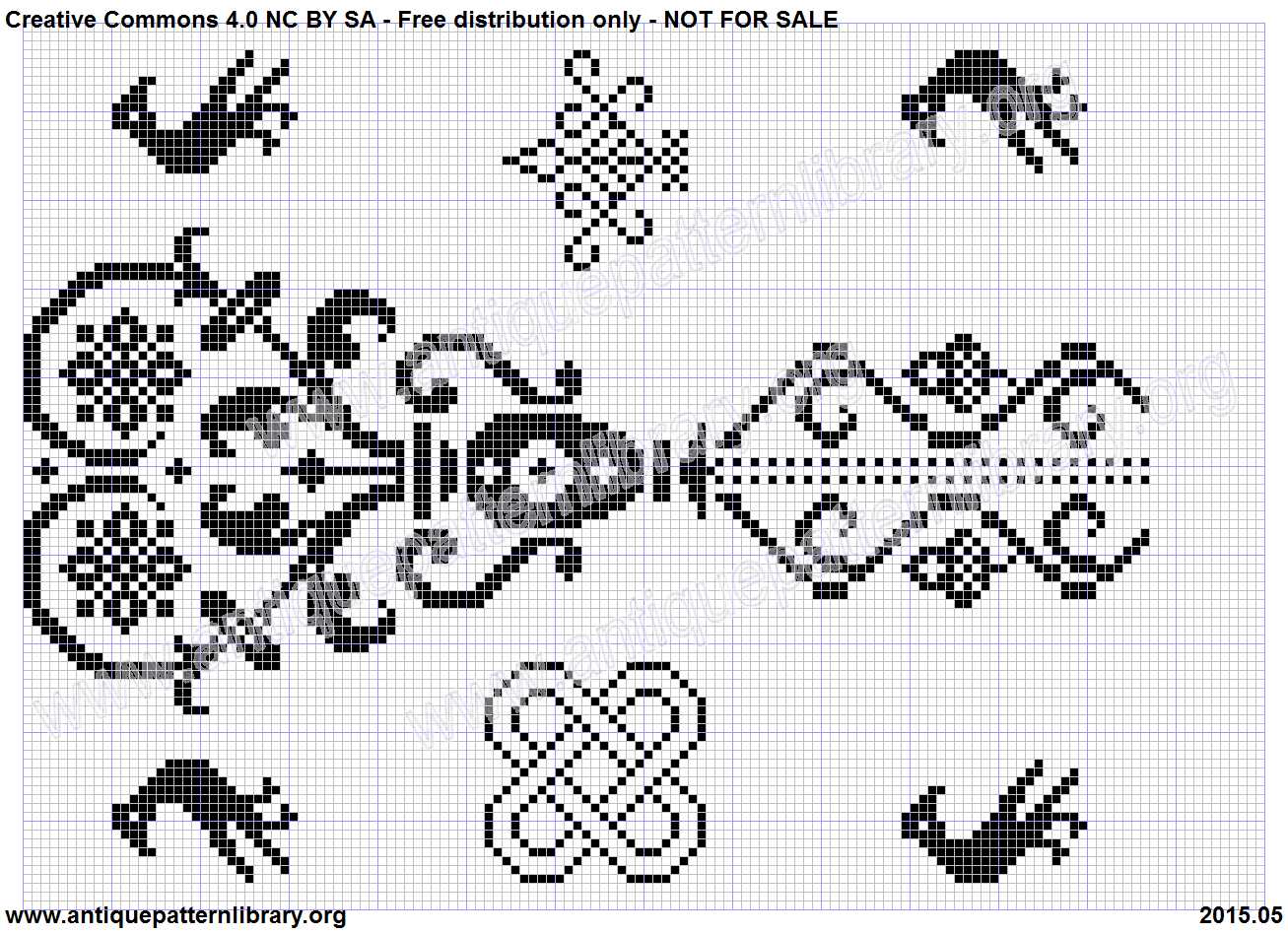 F-SF001 1730 Embroidery Pattern book