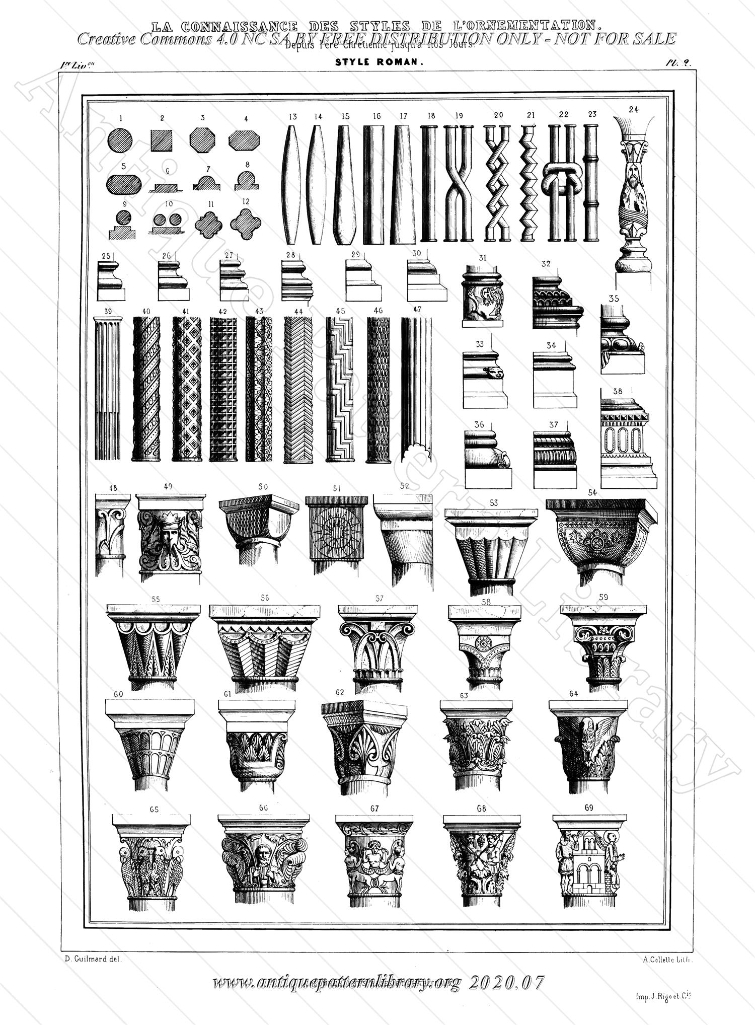 F-WM079 La Connaissances des Styles d'Ornamentation