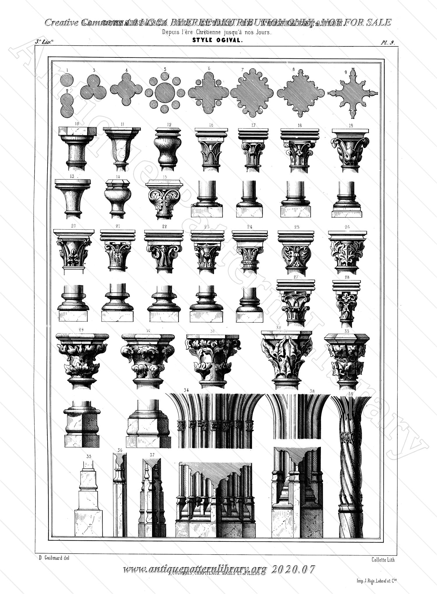 F-WM079 La Connaissances des Styles d'Ornamentation