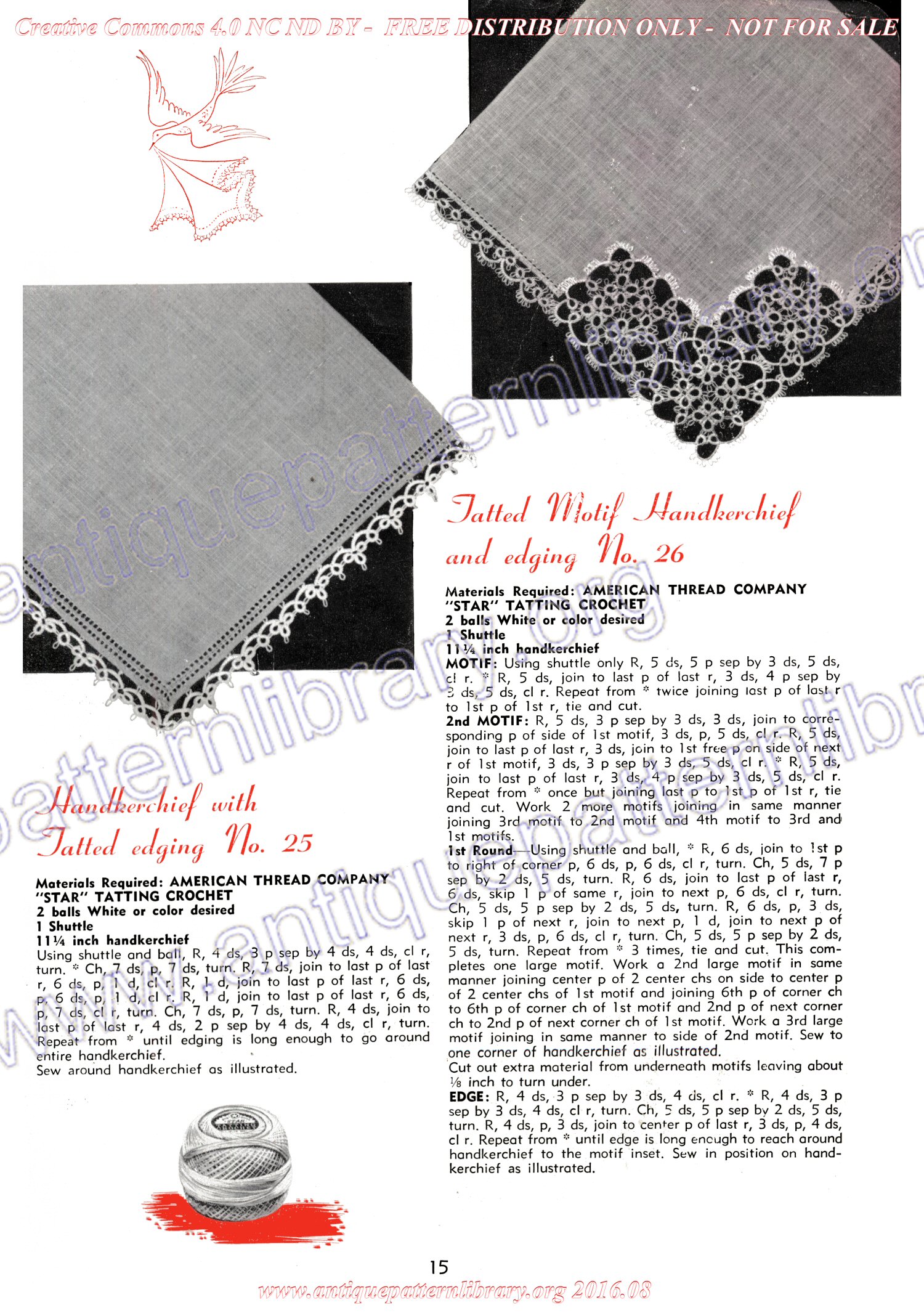 G-HD001 Handkerchief Edgings