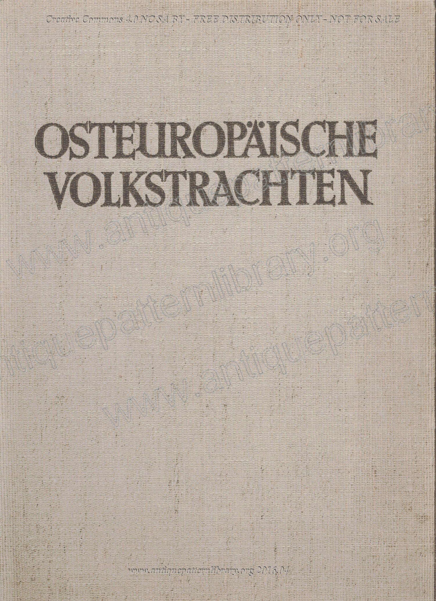 G-YS001 Osteuropaische Volkstrachten