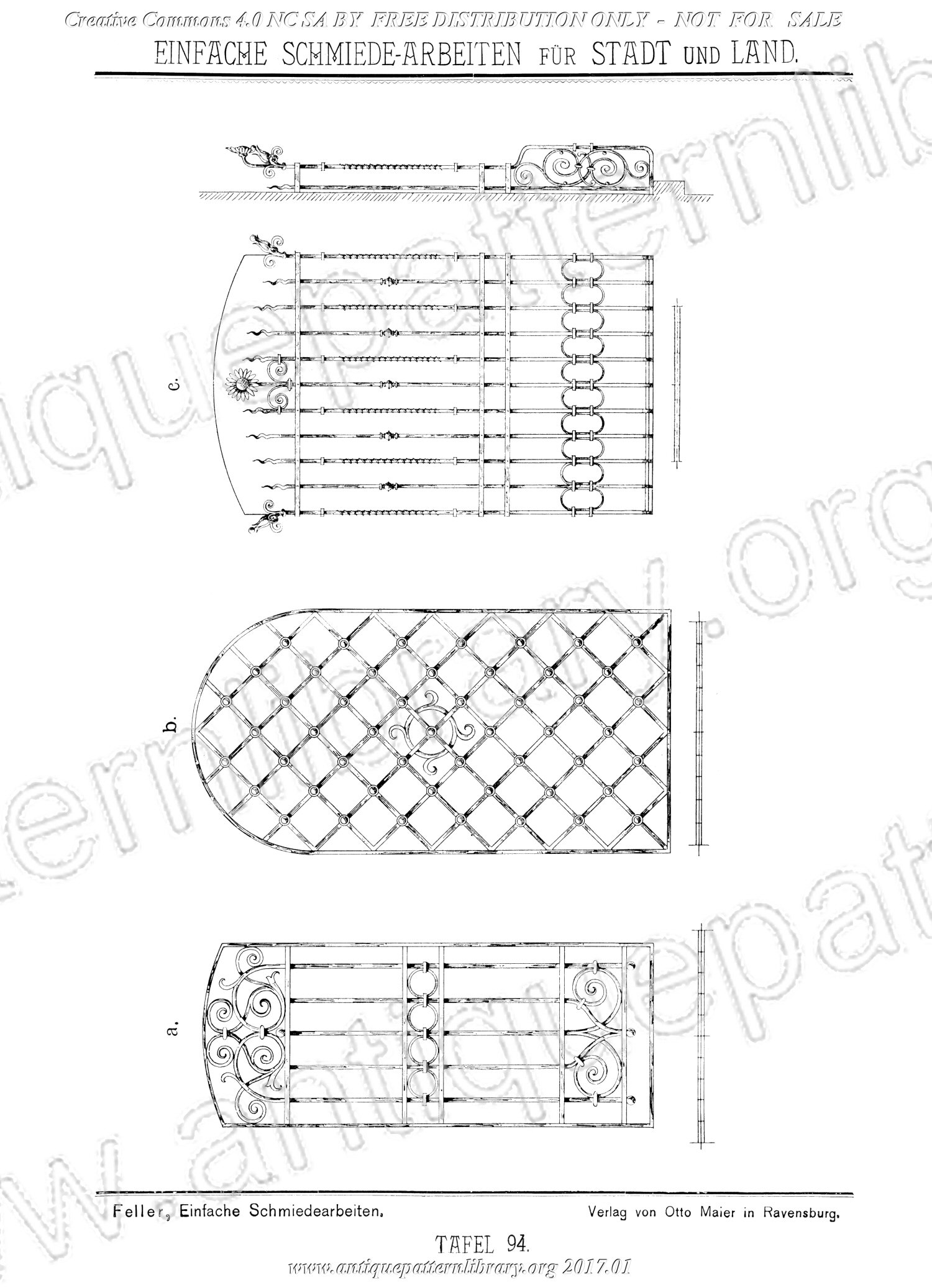 H-AB001 Musterbuch enthaltend Einfache Schmiede-Arbeiten