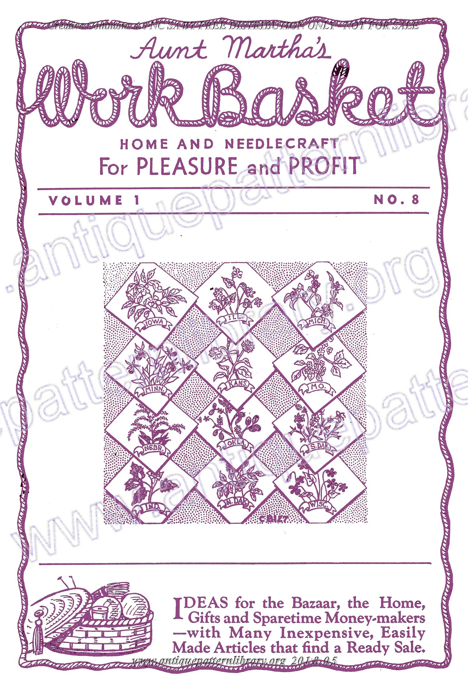 H-ML009 The Workbasket Vol. 1 No. 8