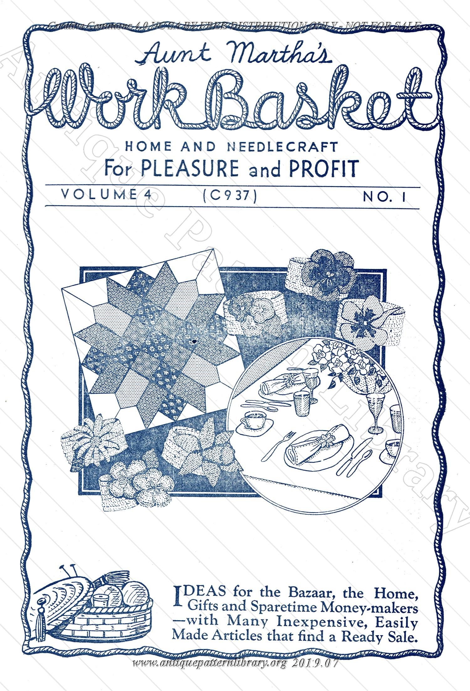 H-ML035 The Workbasket Vol. 4 No. 1