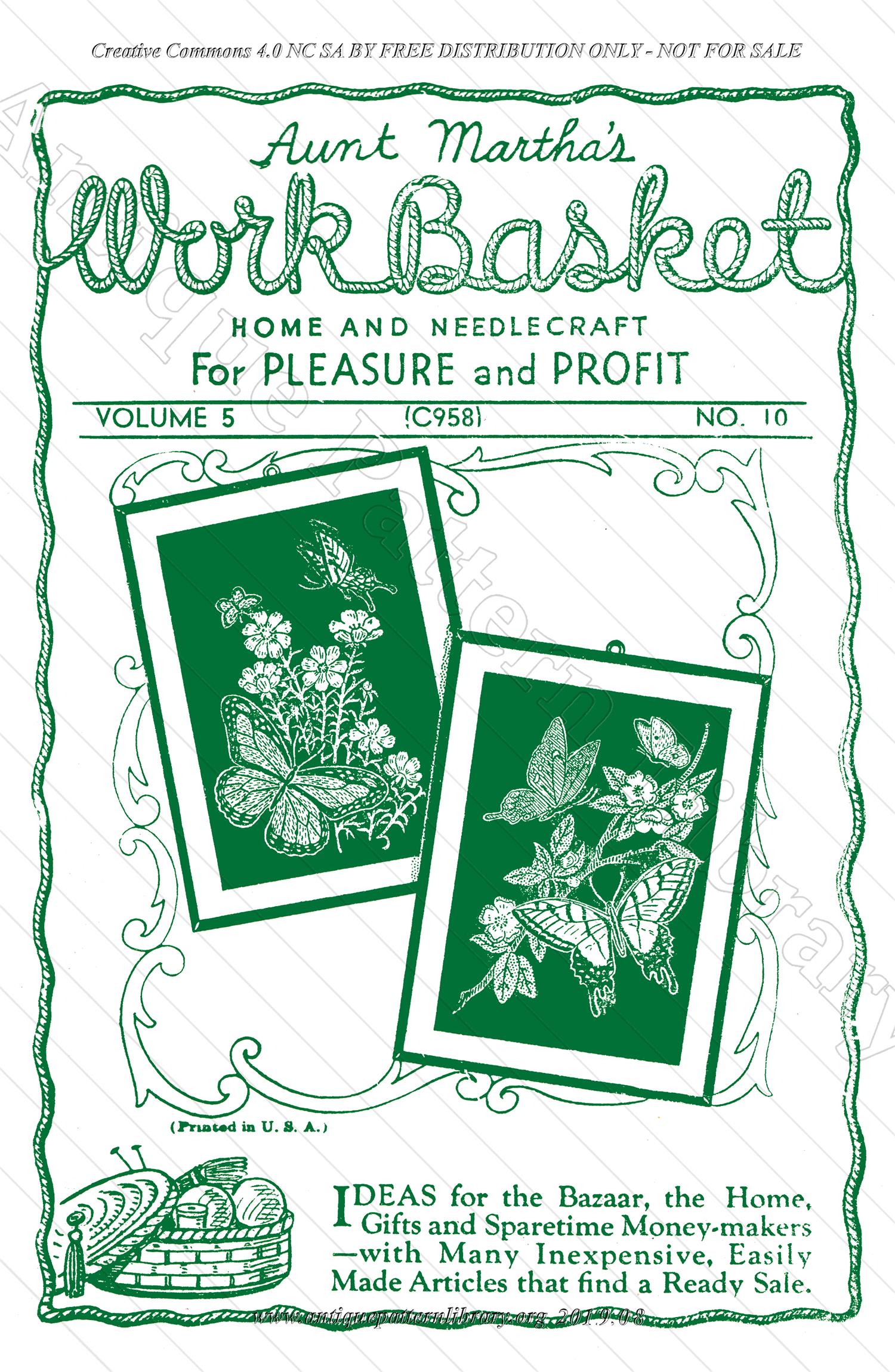 H-ML053 The Workbasket Vol. 5 No. 10