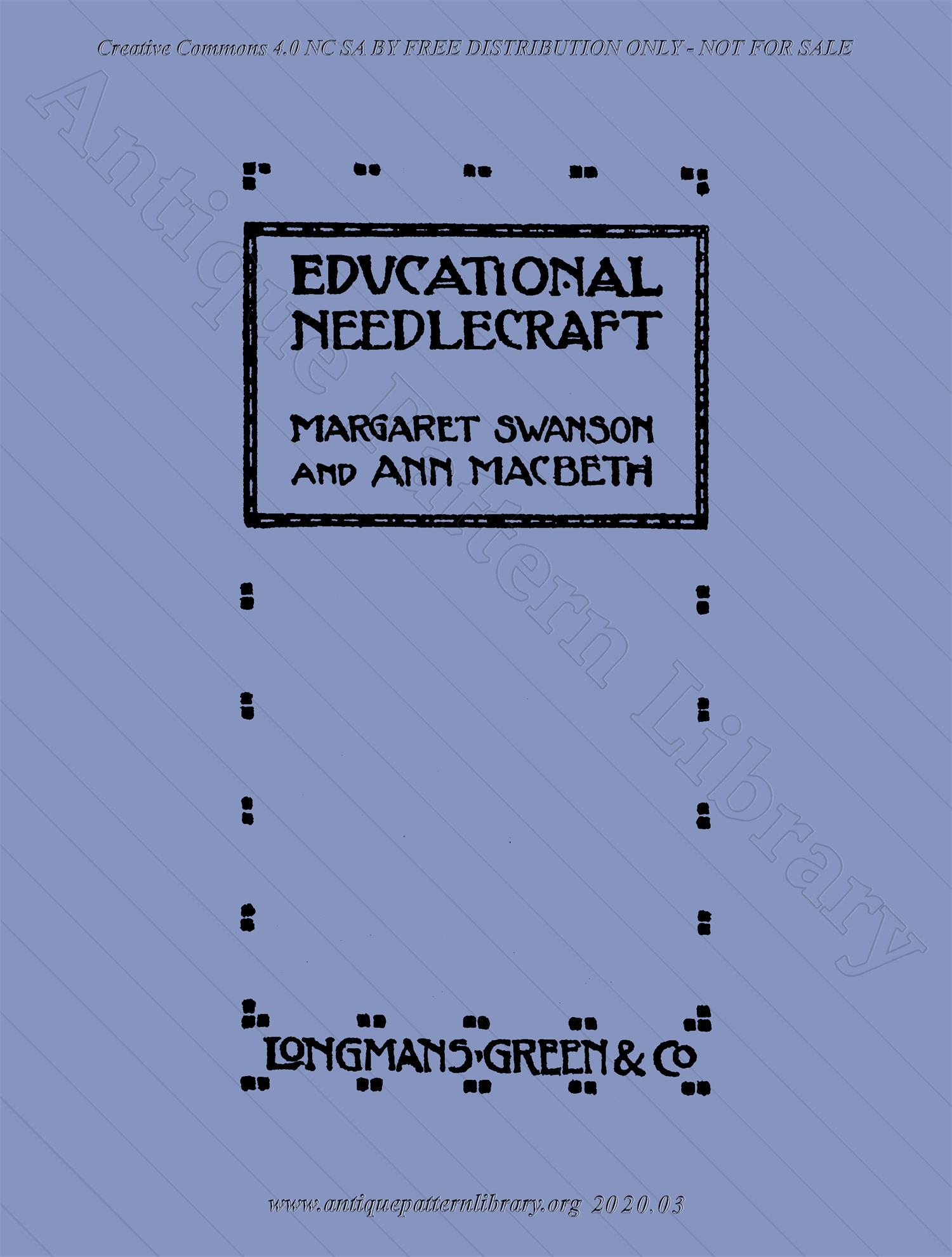 H-XX080 Educational Needlecraft