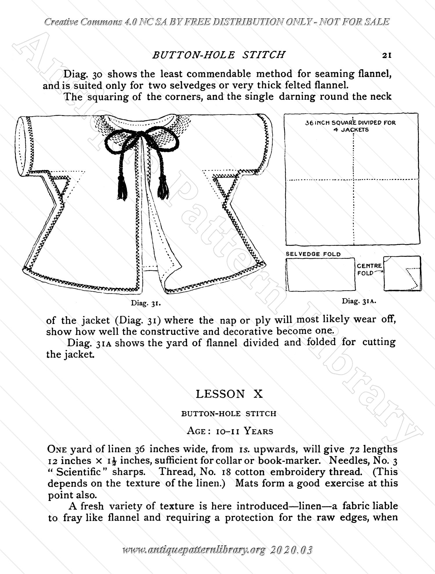 H-XX080 Educational Needlecraft