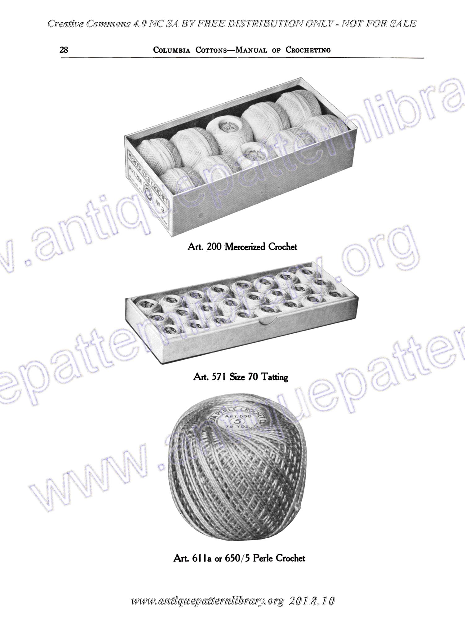 I-SB001 Manual of Crocheting Infant's and Children's Caps