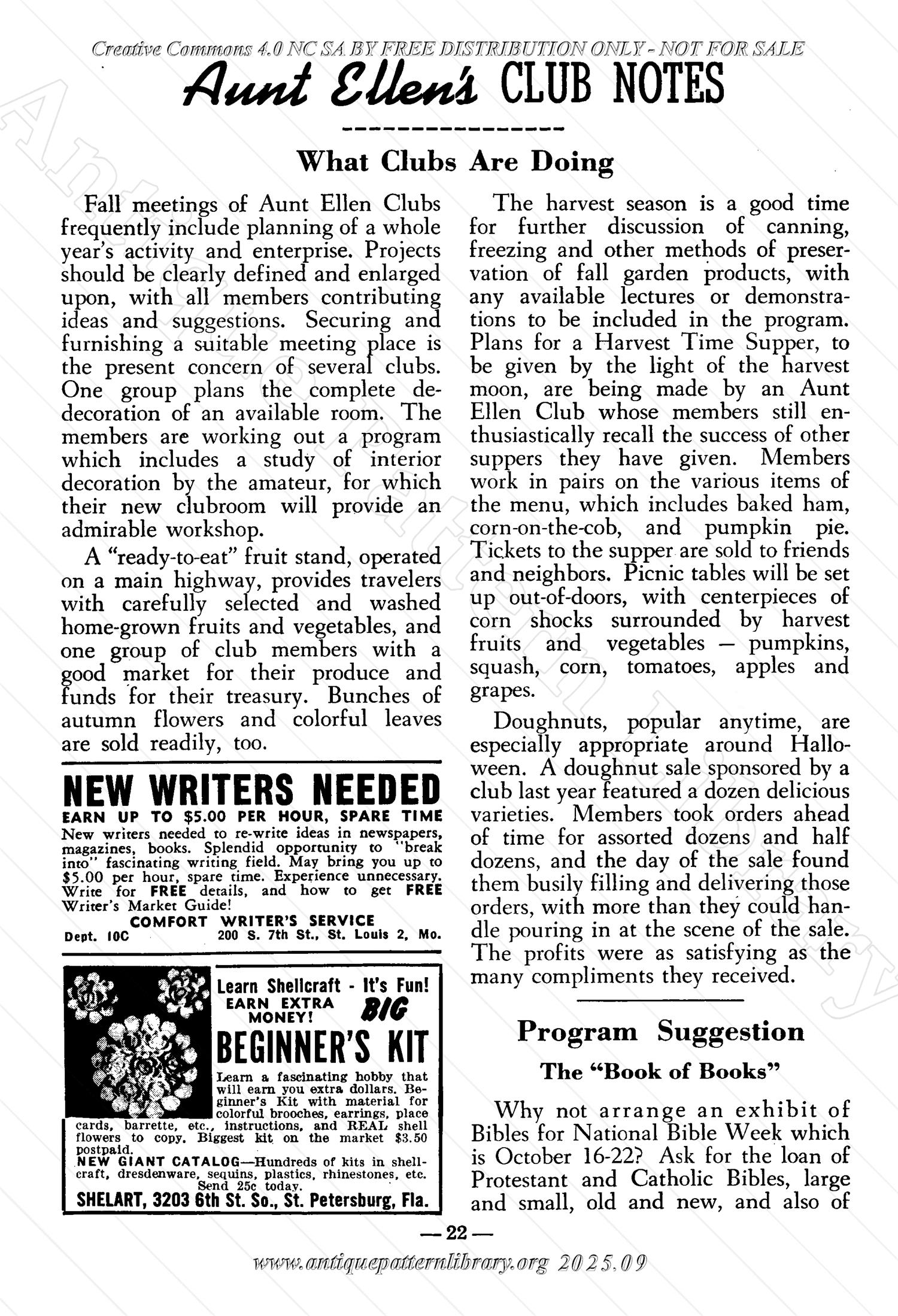I-WB161 The Workbasket Volume 16 October 1950 Number 1