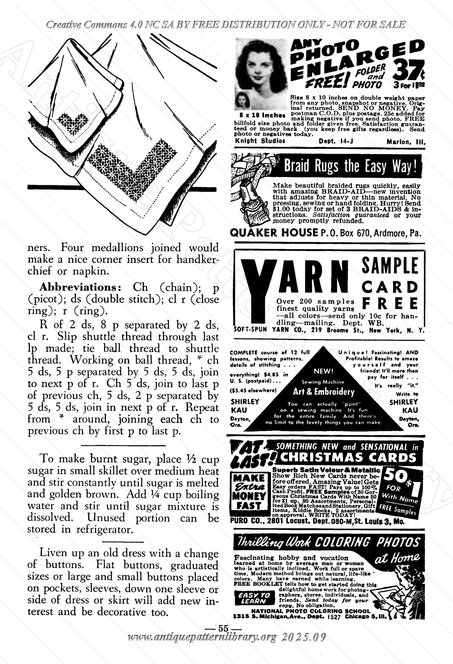 I-WB161 The Workbasket Volume 16 October 1950 Number 1