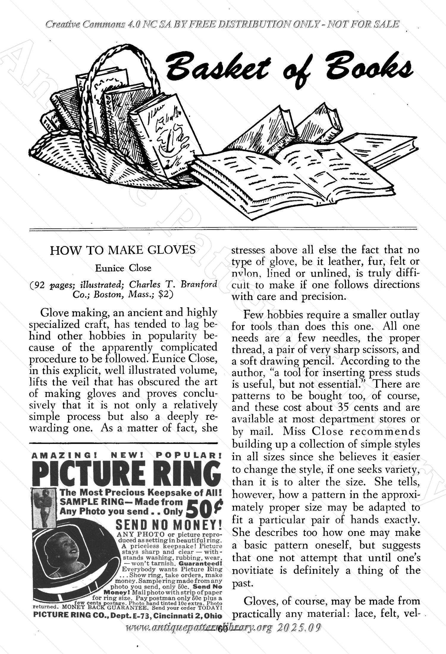 I-WB161 The Workbasket Volume 16 October 1950 Number 1