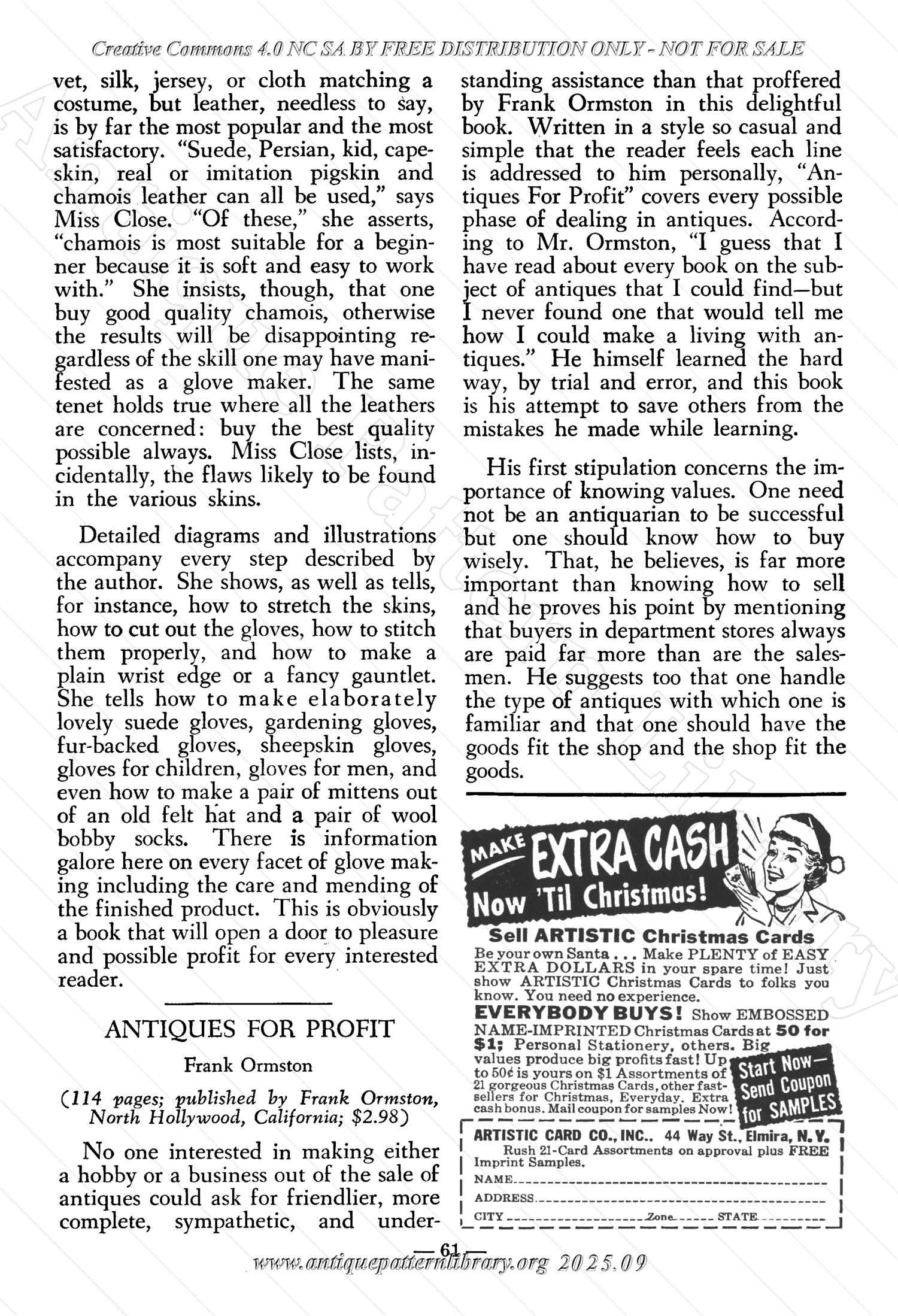 I-WB161 The Workbasket Volume 16 October 1950 Number 1