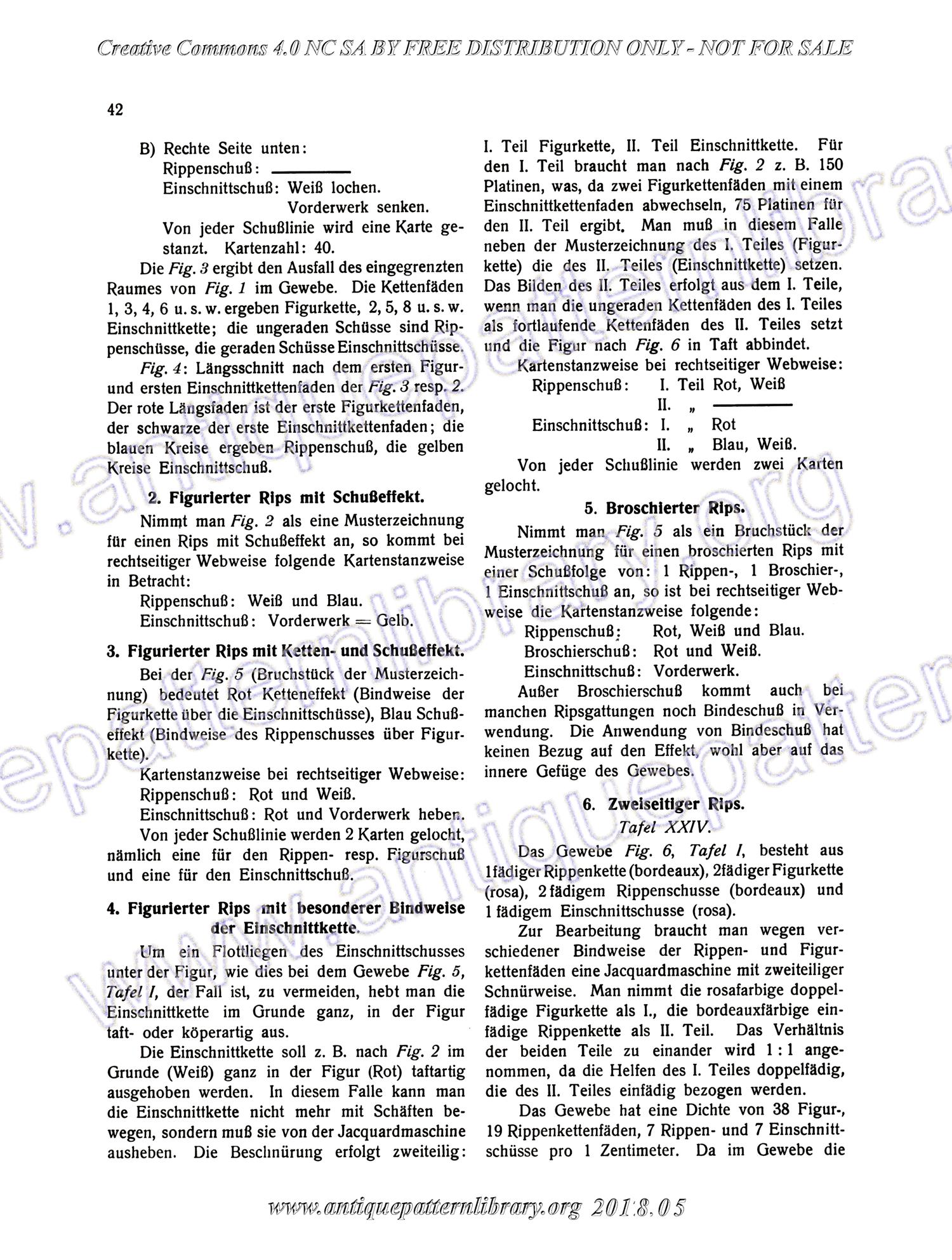 I-WM001 Technologie, Bindungslehre, Dekomposition und Kalkulation der Jacquard-Weberei